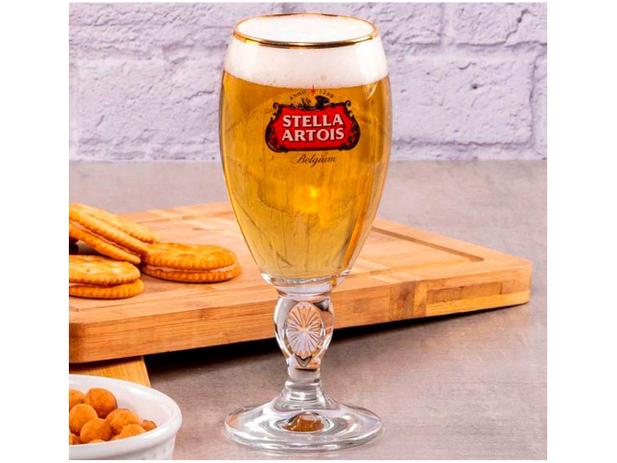 Jogo de Taças para Cerveja de Vidro 250ml – 4 Peças Ambev Stella Artois na Magazine Luiza