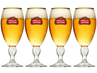 Jogo de Taças para Cerveja de Vidro 250ml – 4 Peças Ambev Stella Artois na Magazine Luiza