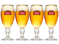 Jogo de Taças para Cerveja de Vidro 250ml – 4 Peças Ambev Stella Artois na Magazine Luiza