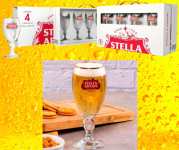 Jogo de Taças para Cerveja de Vidro 250ml – 4 Peças Ambev Stella Artois na Magazine Luiza
