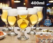 Jogo de Taças para Cerveja Vidro 6 Peças 400ml – Ruvolo Panama na Magazine Luiza