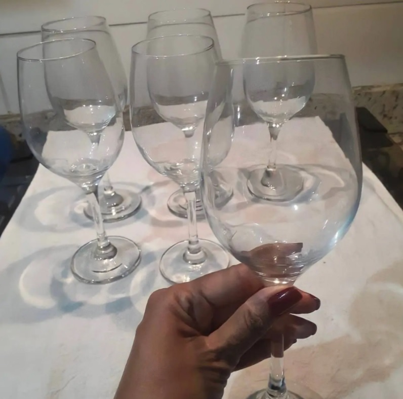 Jogo de Taças para Vinho Vidro 385ml 6 Peças – Nadir Barone na Magazine Luiza