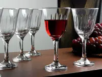 Jogo de Taças para Vinho Vidro 6 Peças 250ml – Nadir Lírio na Magazine Luiza