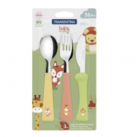 Jogo De Talheres Infantil Tramontina Baby Friends, 3 Peças na Amazon