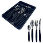 Jogo de Talheres Inox – 25 Peças com Porta Talheres – Fratelli Linha Caprese na Amazon