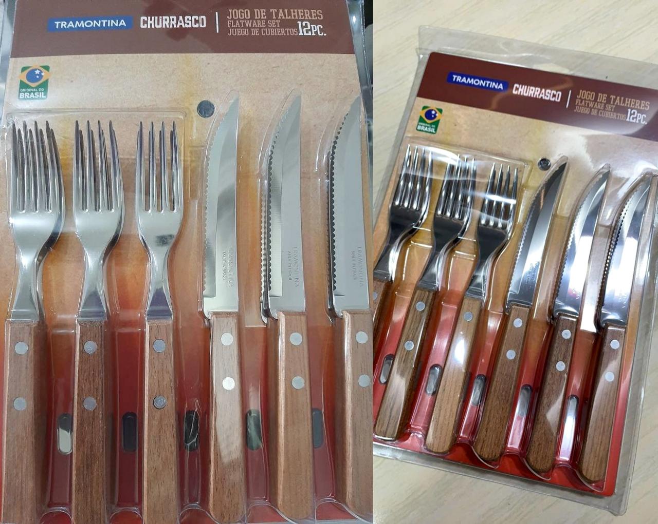 Jogo de Talheres para Churrasco Tramontina 22399030 – 12 Peças na Casas Bahia