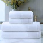 Jogo de Toalhas Buddemeyer 100% Algodão Novita Extra Soft Jacquard Felpa Branco 4 Peças na Magazine Luiza