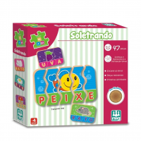 Jogo Soletrando, Madeira Be A Bá, Nig Brinquedos na Amazon