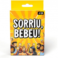 Jogo Sorriu Bebeu, Jogo Divertido Para Amigos, 2-8 Jogadores na Amazon