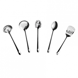 Jogo Utensílios De Cozinha Inox 5 Peças Up Home - UD011 na Multi