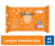 Johnson’s Baby Lenços Umedecidos Limpeza e Suavidade,44un na Amazon