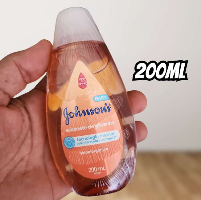 Johnson’s Baby Sabonete Líquido Glicerina Da Cabeça Aos Pés, 200ml na Amazon