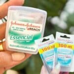 Johnson’s Reach Fio Dental Essencial Menta, 100m na Amazon
