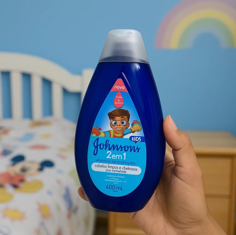 Johnson's Shampoo e Condicionador Infantil 2 em 1, 400ml na Amazon