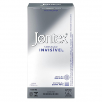 Jontex Preservativo Masculino, Sensação Invisível, Extra Fina, 4 Unidades na Amazon