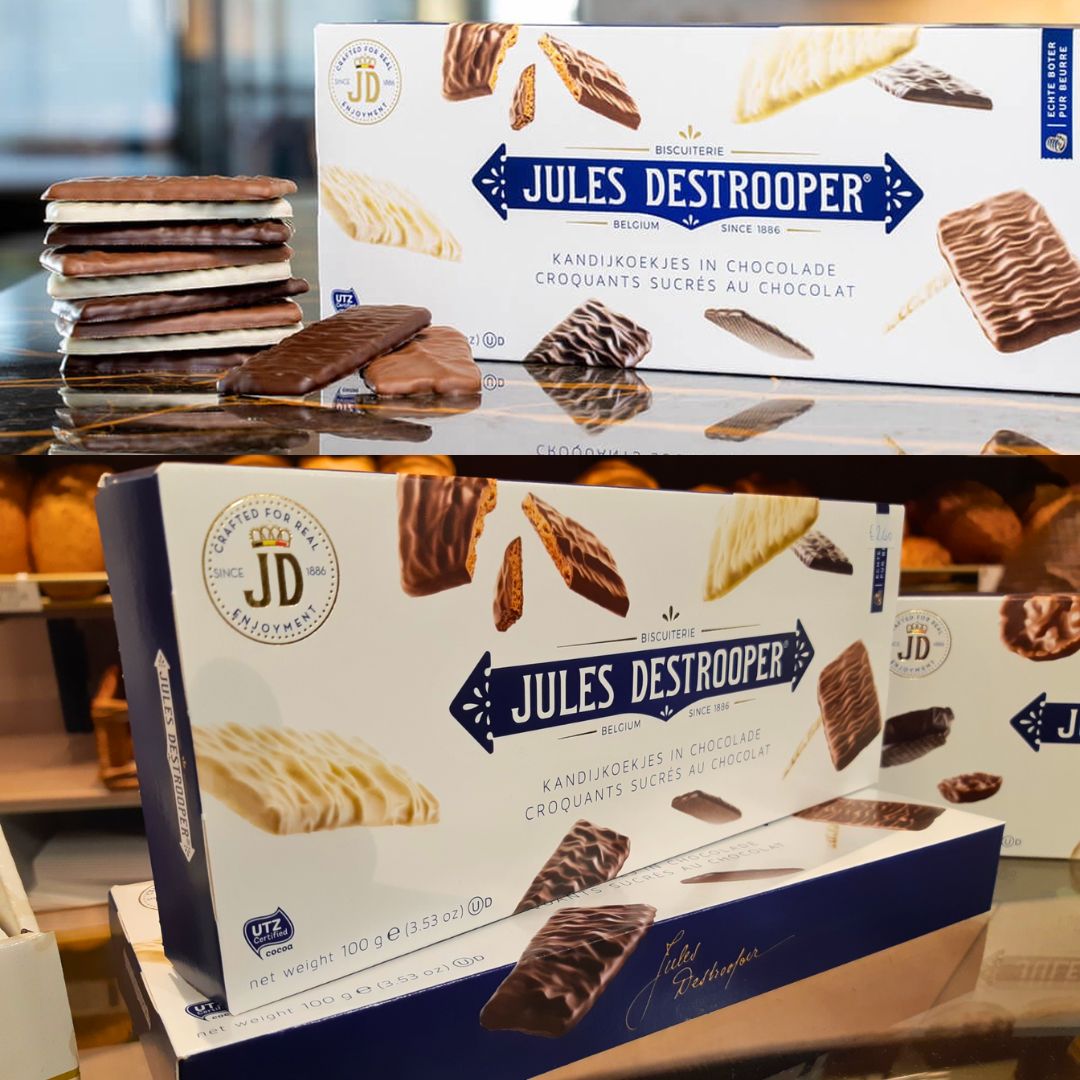 Jules Destrooper Biscoito Chocolate Thins 100G na Amazon