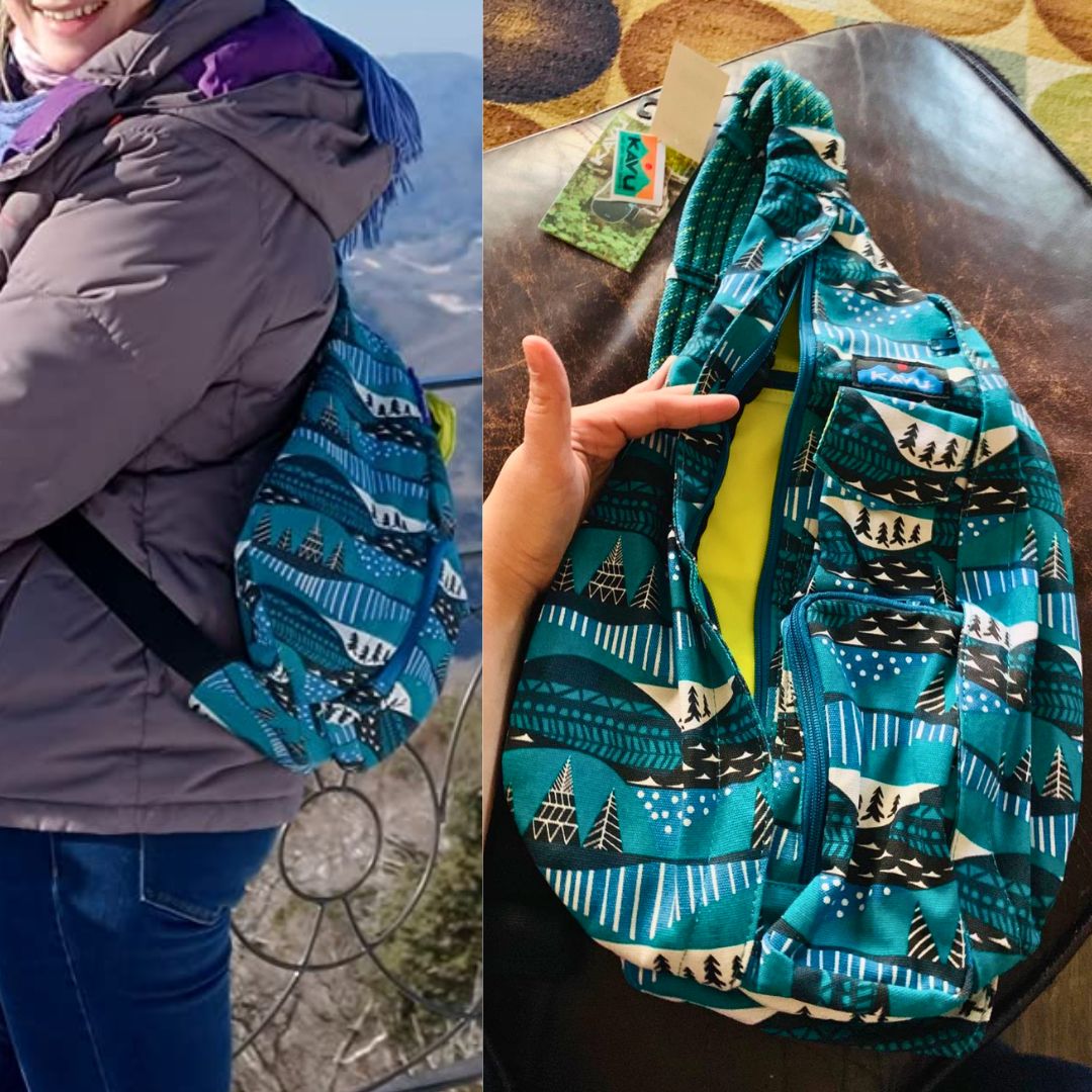 KAVU Bolsa de corda original com alça de ombro ajustável na Amazon