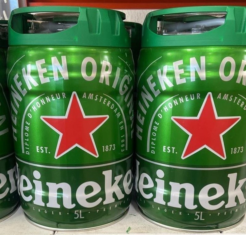 Keg Heineken – Barril de Cerveja 5L na Amazon