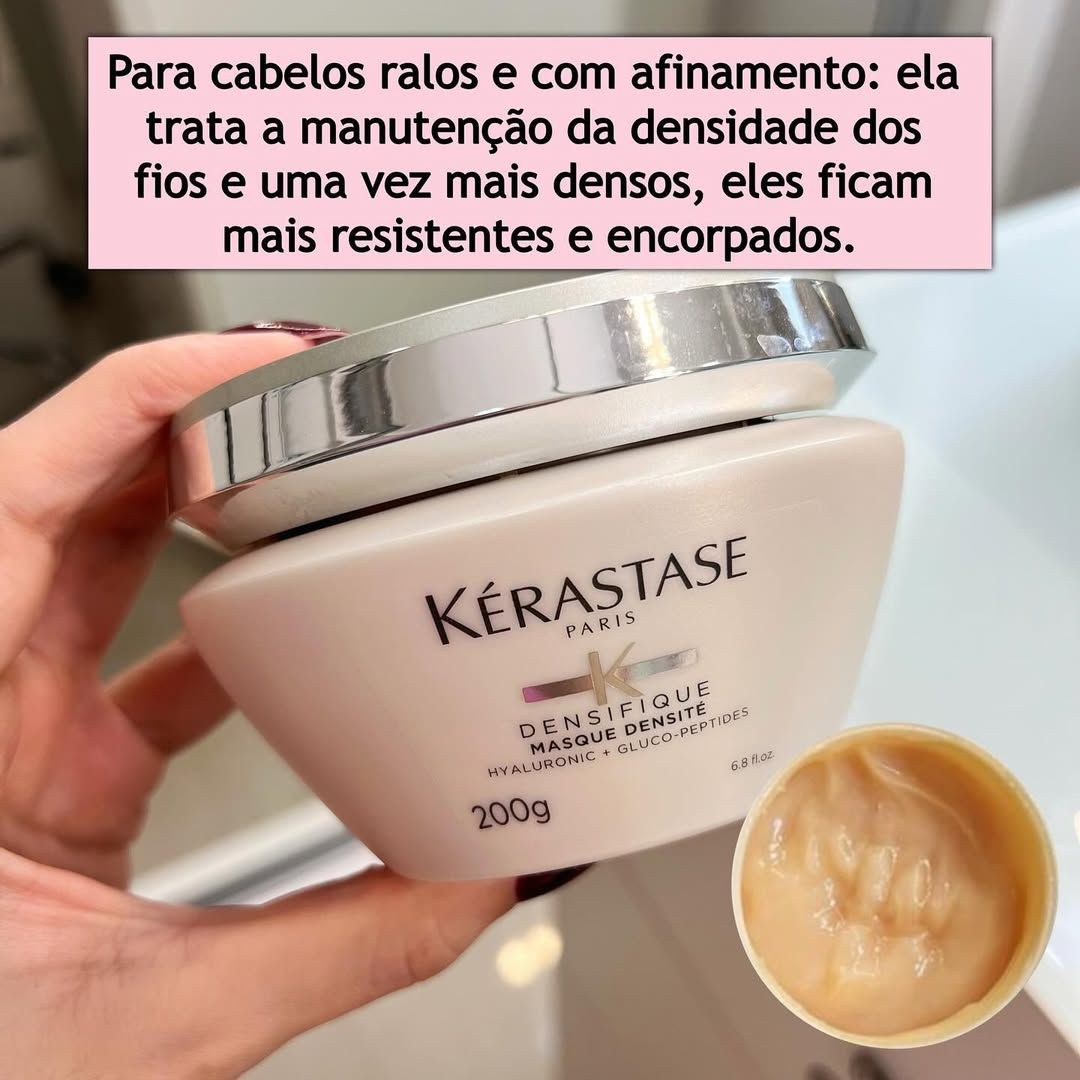 Kérastase Máscara Densifique Masque Densité, Sem densidade e volume, Densidade, volume, Ácido Hialurônico na Amazon