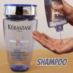 Kérastase Shampoo Blond Absolu Bain Lumière, Cabelos loiros, descoloridos, Hidratação, restauração, Ácido Hialurônico, Flor de Edelweiss, 250 ml na Amazon