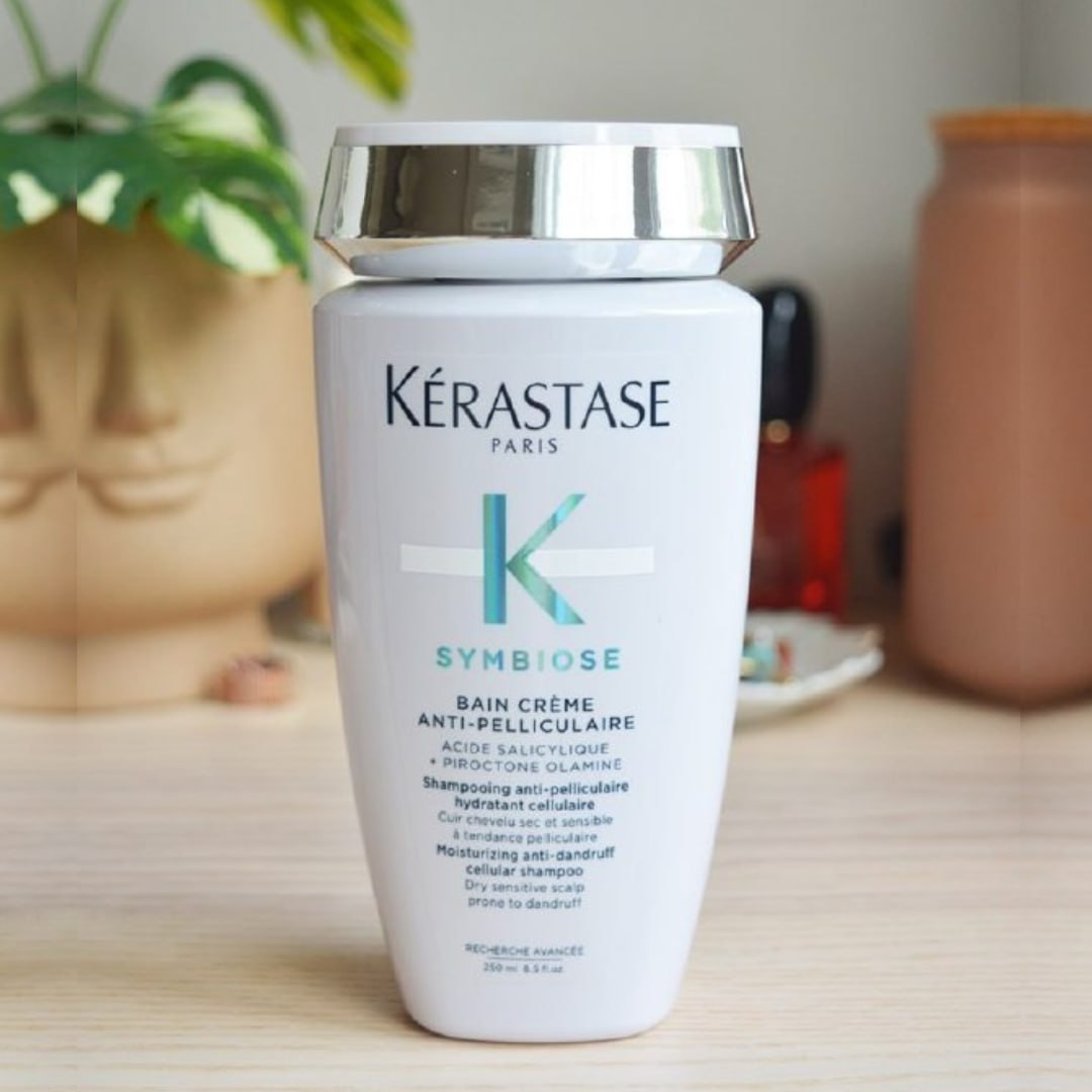 Kérastase Shampoo Symbiose Bain Crème Anti-Pelliculaire, Cabelos com caspa, Anticaspa, Ácido Salicílico, Bifidus, Piroctone Olamine, 250 ml na Amazon