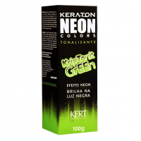 Keraton, Tonalizante, Neon Colors, 100g, Kriptonit Green na Amazon