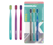 KESS Pack com 3 Escovas Dentais Pro Extra Macias na Amazon