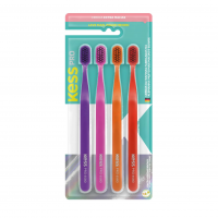 Kess Pack Com 4 Escovas Dentais Pro Extra Macias na Amazon