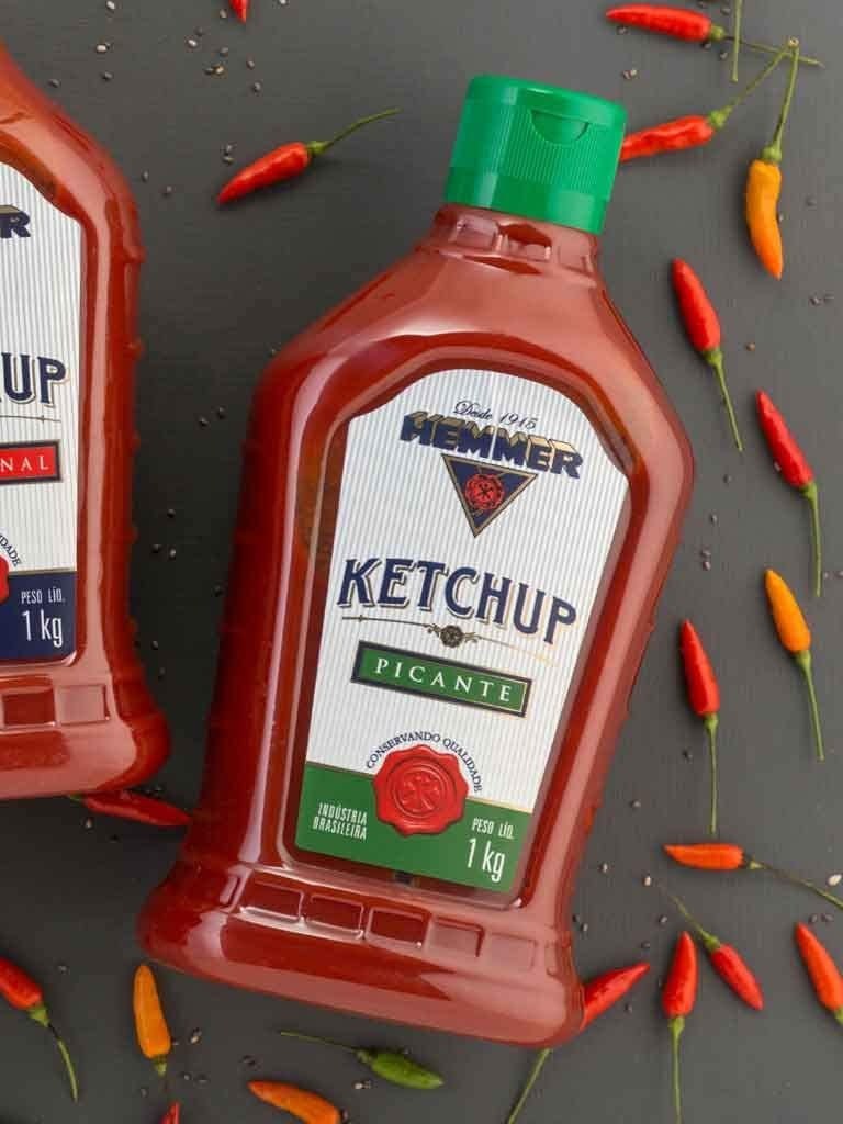 Ketchup Picante Hemmer Squeeze 1kg na Amazon