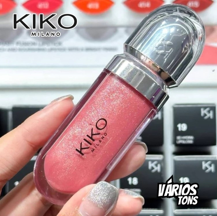 KIKO MILANO, 3D Hydra Lipgloss, Gloss Hidratante Com Efeito 3D, Cor 20 Chestnut na Amazon