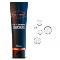 KING C. GILLETTE, Gel De Barbear Transparente, 170ml, Para Uso Com Aparelho De Barbear na Amazon
