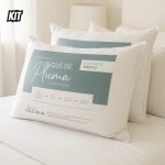 Kit 02 Travesseiros Toque de Pluma Pena Percal na Amazon