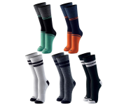 Kit 05 Pares Meias Cano Alto Mash Esportiva Masculina Adulto na Amazon