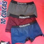Kit 10 Cueca Boxer Microfibra Box Sortida Ocean na Amazon