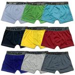 Kit 10 Cuecas Box Infantil de Malha Desfralde Infantil – Cores Sortidas na Amazon