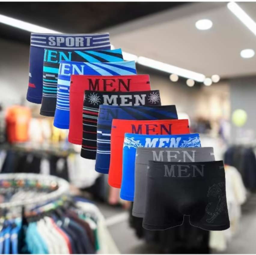 Kit 10 Cuecas Boxer Adulto Masculino – Men na Magazine Luiza