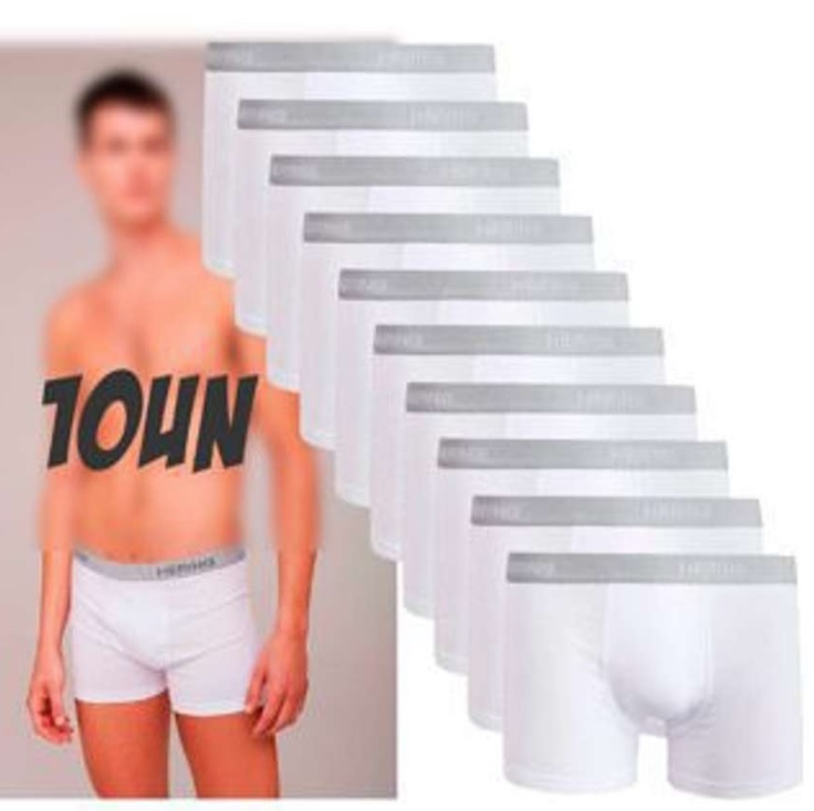 Kit 10 Cuecas Boxer Com Elástico Personalizado na Amazon