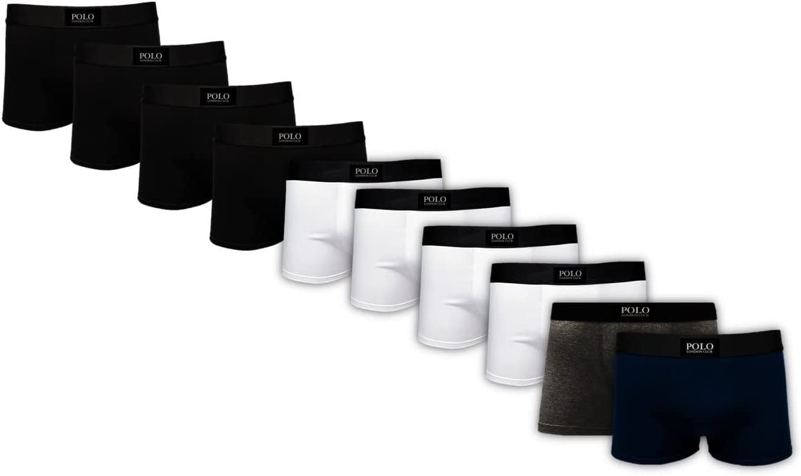 Kit 10 Cuecas Boxer Polo London Club, PLC, Masculino na Amazon