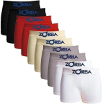 Kit 10 Cuecas Boxer Zorba Infantil Algodão 678 Sortidas na Amazon