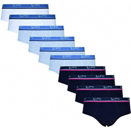 Kit 10 Cuecas Lupo AM Slip na Amazon