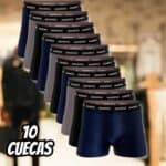 Kit 10 Cuecas Sandrini Boxer Polo 100% Algodão Box Masculinas na Amazon