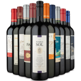 Kit 10 Vinhos Tintos na Vinho Fácil
