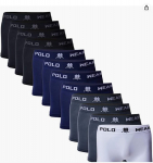 Kit 12 Cuecas Boxer, Polo Wear, Masculino na Amazon