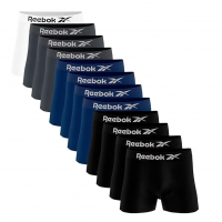 Kit 12 Cuecas Boxer Reebok Masculinas Microfibra Adulto Box Sem Costura na Amazon