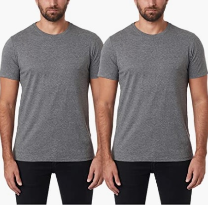 Kit 2 Camisetas Básicas Gola C, Basicamente, Masculino na Amazon