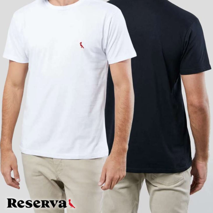 Kit 2 Camisetas Brasa Pica-pau Bordado Reserva na Magazine Luiza