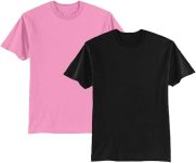 Kit 2 Camisetas Masculina Lisa Algodão Básica na Amazon