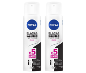 Kit 2 Desodorante Aerossol Black & White Clear NIVEA 150ml na Amazon