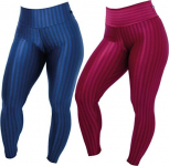 Kit 2 Legging cirre 3D cintura alta brilho poliamida na Amazon