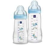 Kit 2 Mamadeiras Easy Active Set, MAM Baby – 2+ Meses – Bico de Silicone Skinsoft na Amazon